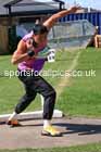 Decathlon shot putt, 2025 EAP International Combined Events, Hexham, Northumberland.  Photo: David T. Hewitson/Sports for All Pics
